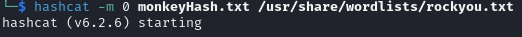 hashcat result 1