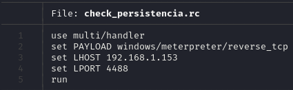resource script for metasploit