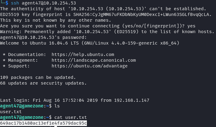 SSH access